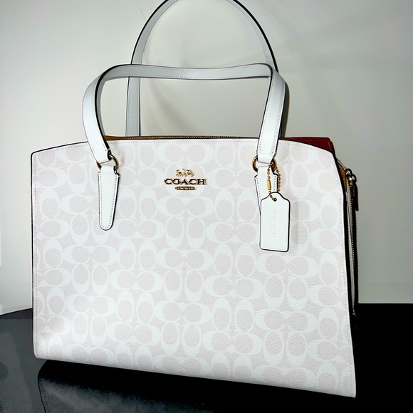 Coach Handbags - Coach Tatum Carryall 40 In Signature Canvas